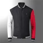 tommy hilfiger veste hiver v collar zip noir